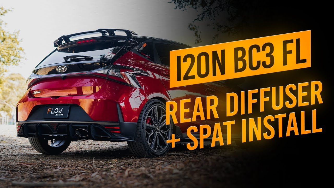Hyundai i20N Rear Diffuser + Spat Install | Flow Designs