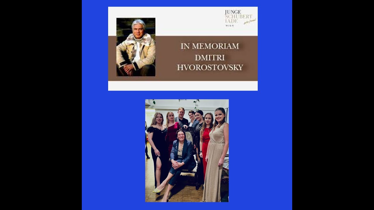 IN MEMORIAM DMITRI HVOROSTOVSKY -  powered by Junge - Schubertiade Wien