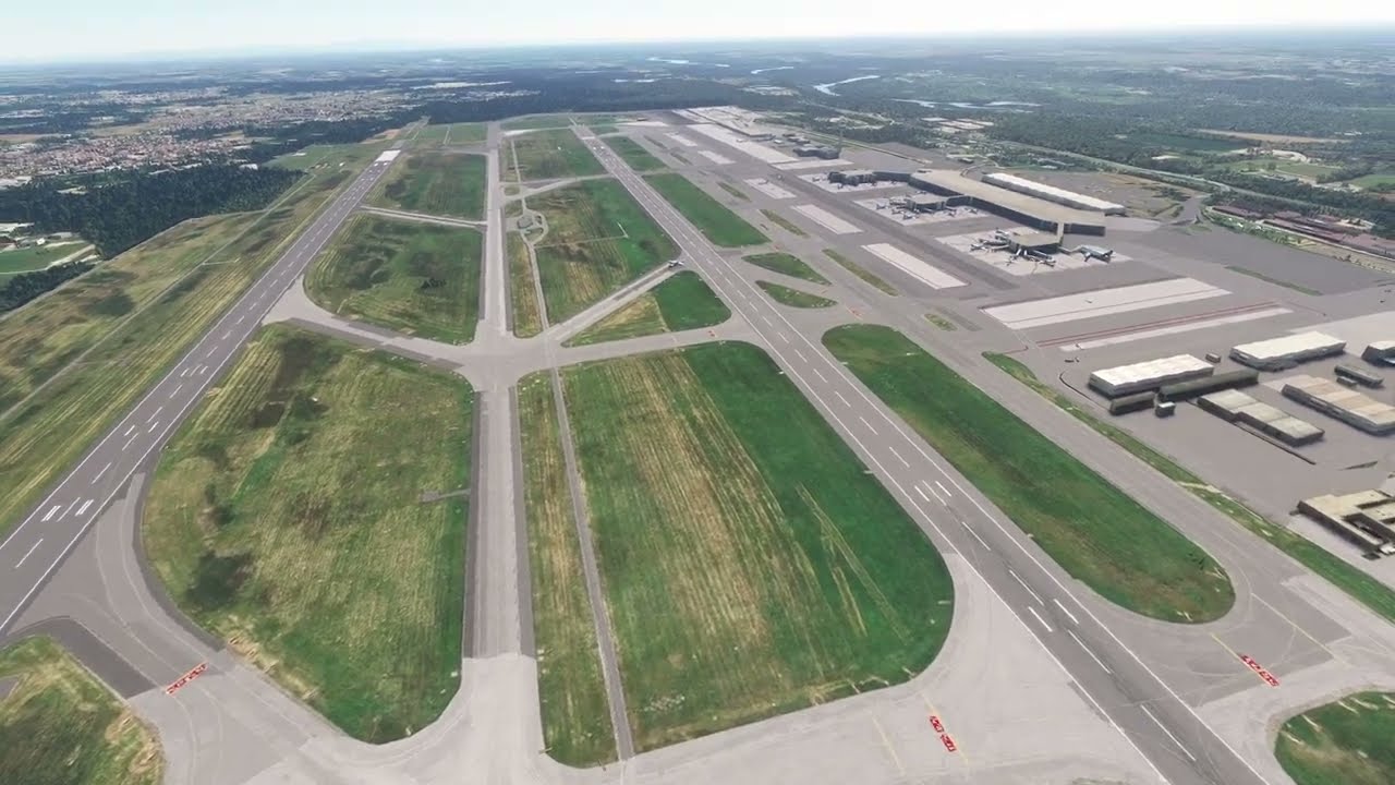 LIMC | MXP | Milan Malpensa Airport Overview, Italy #msfs #msfsxbox