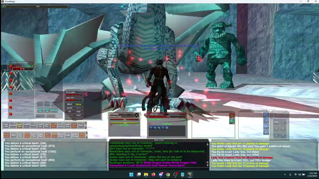 Ascendant EQ - Vox first kill solo and 2nd naggy kill
