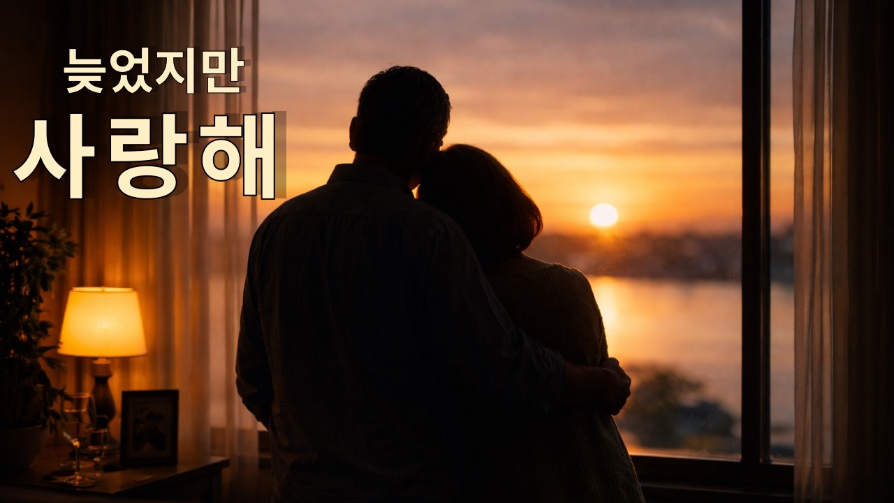 늦었지만 사랑해… 이제야 전하는 한마디