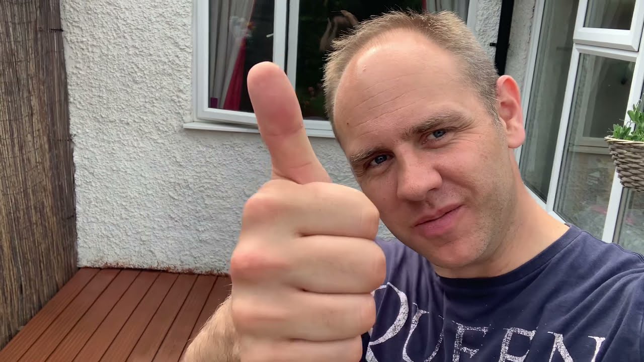 Life hack How to paint decking quickly