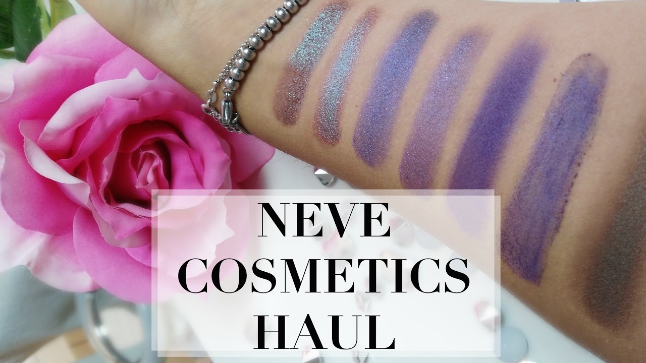 My first NEVE COSMETICS HAUL ! + SWATCHES