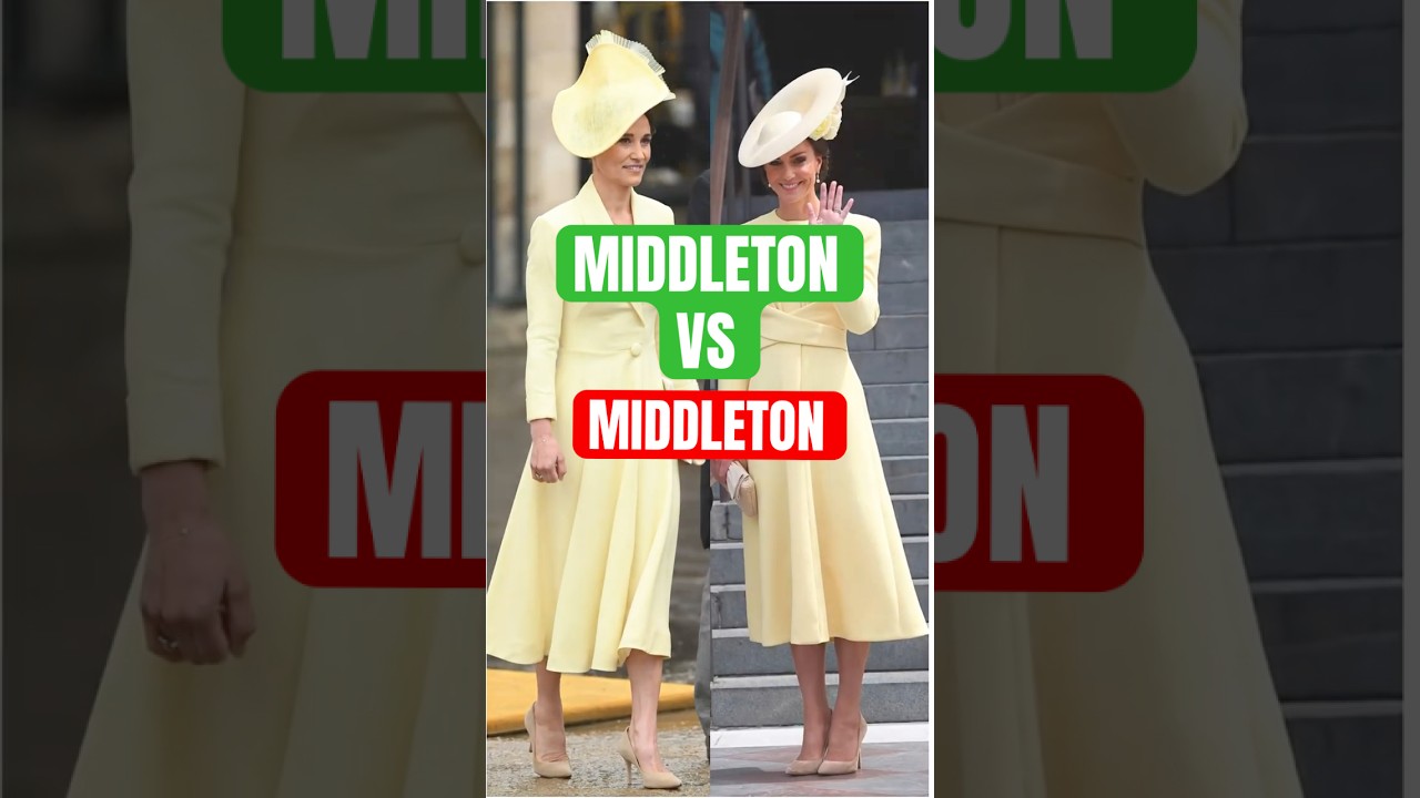 Princess Kate vs Pippa Middleton: Twinning or Copycat? Royal Style Showdown #shorts #fusifash