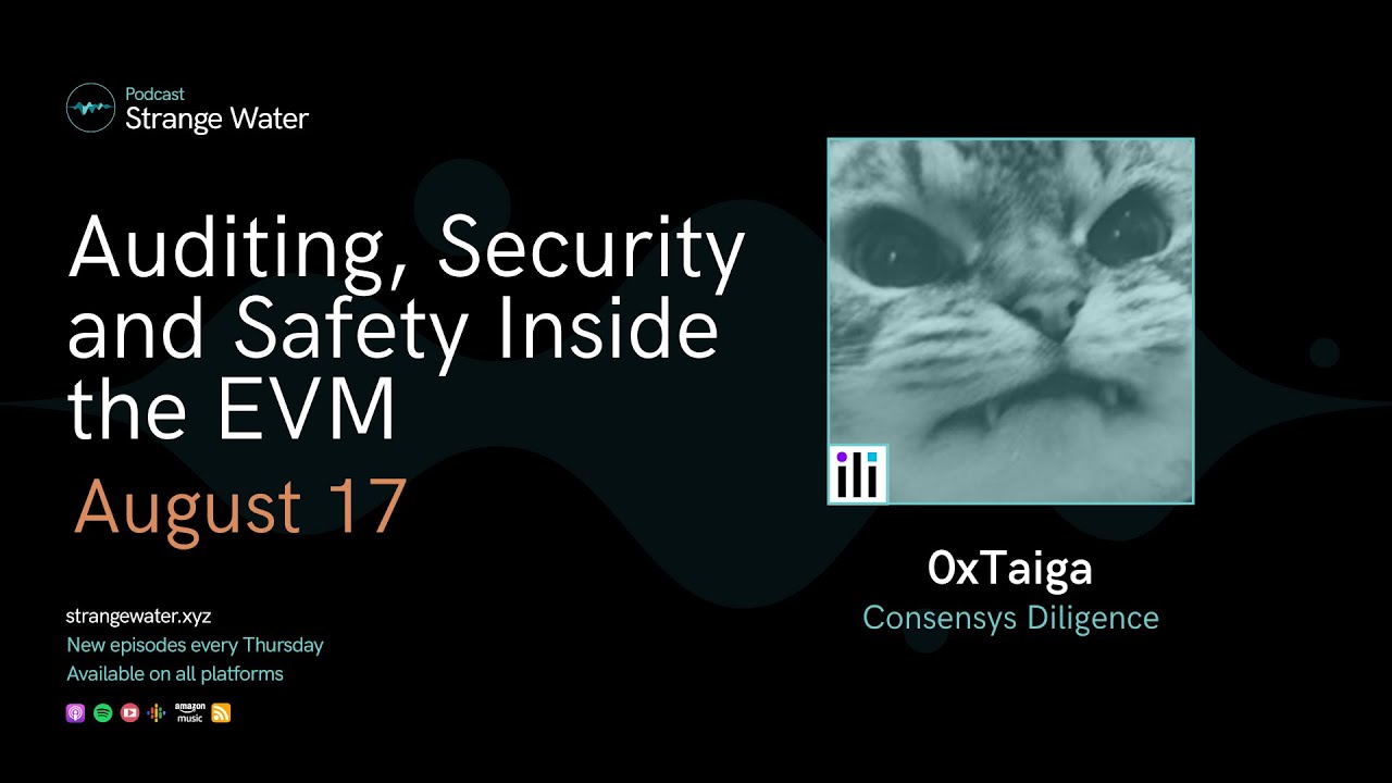 Auditing, Security and Safety Inside the EVM w/ 0xTaiga (Consensys Diligence)