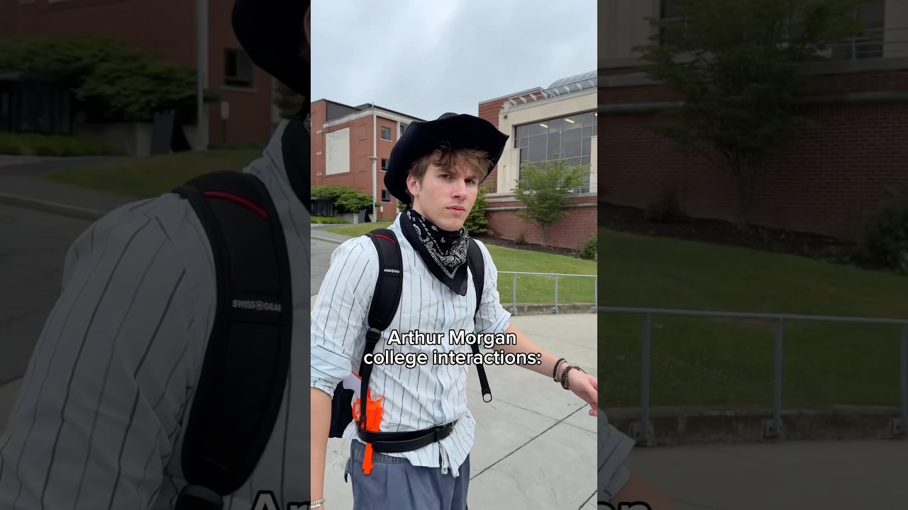 Arthur Morgan College Interactions #maddoxyz #skit #rdr2 #college #reddeadredemption2 #arthurmorgan