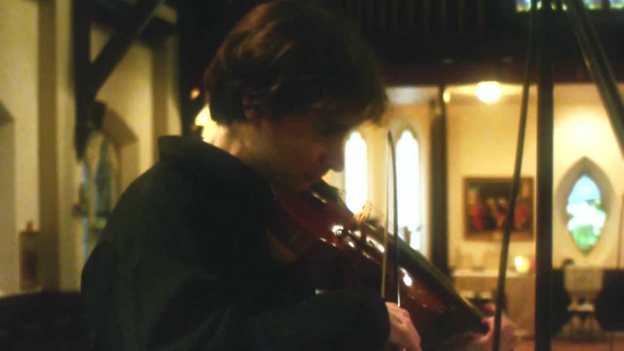 Baroque Violinist Aaron Brown performs Sonata Prima by Dario Castello