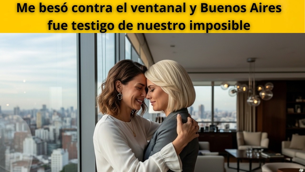 La millonaria solitaria me besó frente al ventanal de su penthouse en Buenos Aires