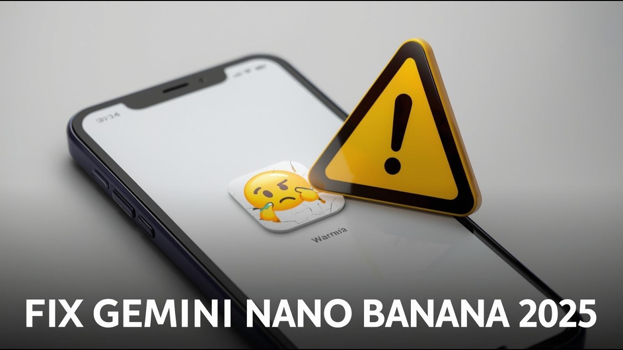FIX THIS NOW - How to Fix Google Gemini Nano Banana Not Working in 2025 (Fast Tutorial)