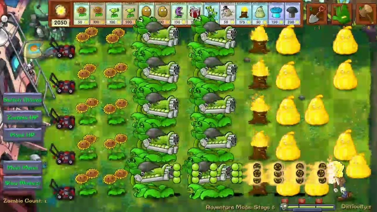 Plants vs zombiesHR pvz fusion strong 👍👍#pvz #pvzgameplay #games 