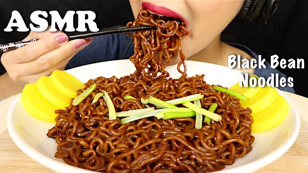 ASMR JJAJANGMYEON CHAPAGETTI BLACK BEAN NOODLES | EXTREME EATING | No Talking | Chele ASMR