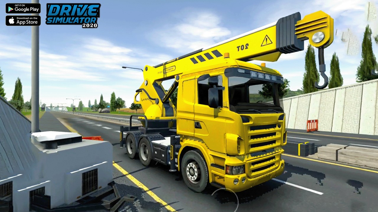 Drive Simulator 2020 | Bridge Construction with the Crane Truck