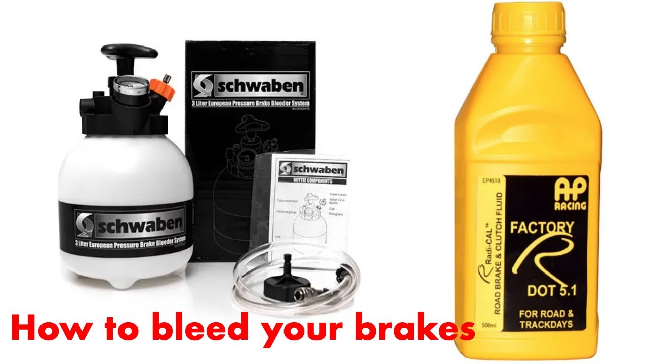 SCHWABEN BRAKE BLEEDING SYSTEM / HOW TO BLEED YOUR BRAKES