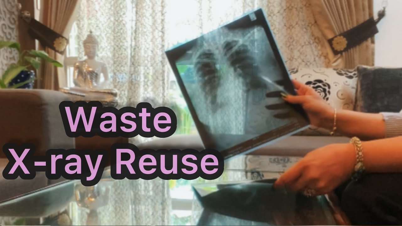 Wall hanging DIY from X-ray film / Room decor idea
