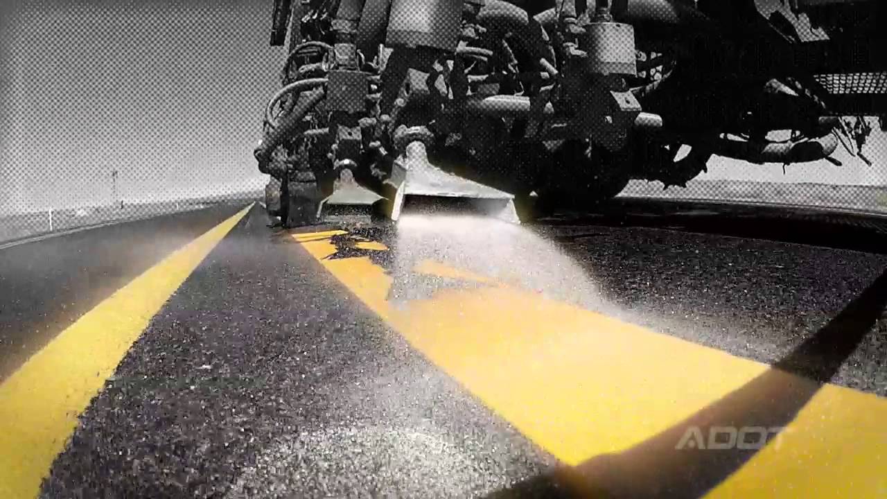 Building a Freeway - Thermoplastic Striping