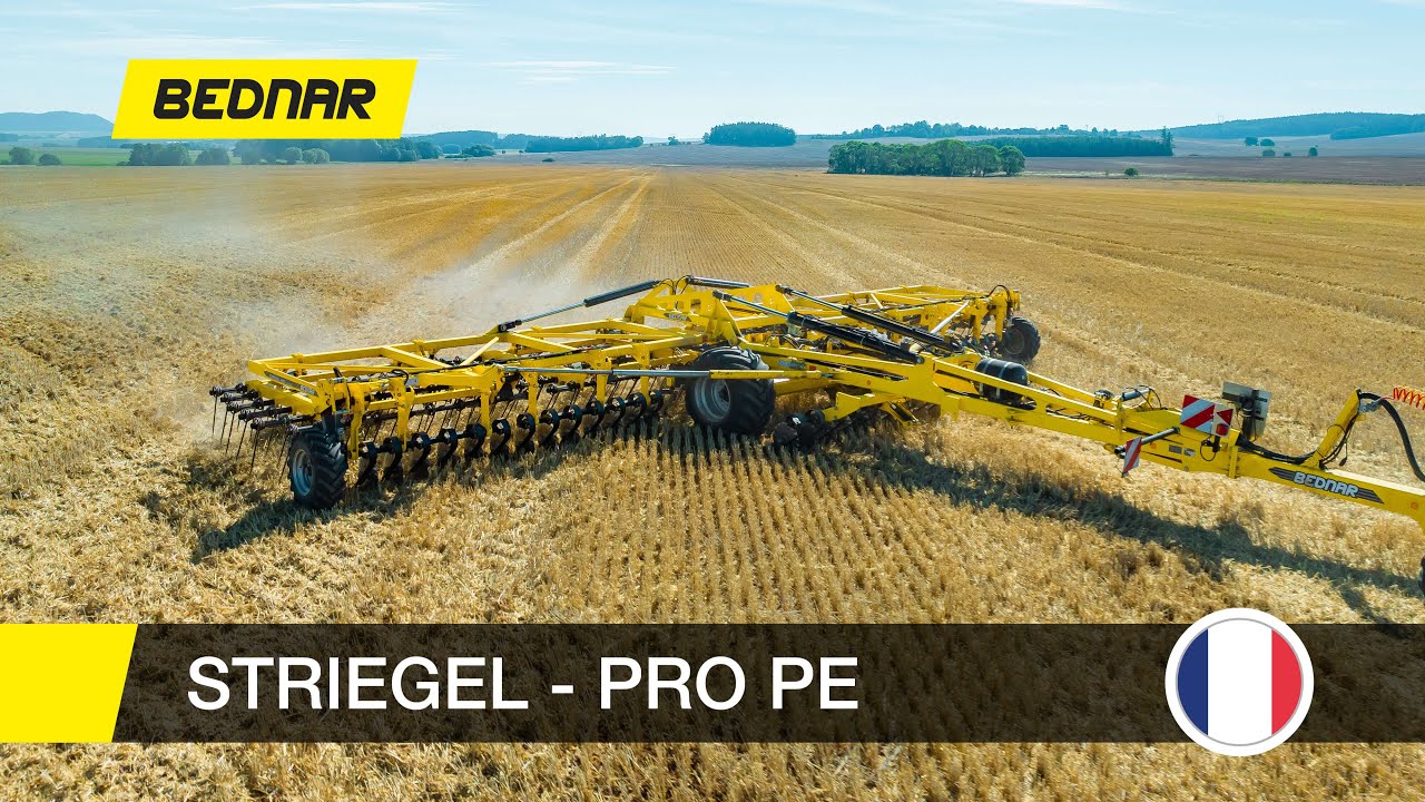 BEDNAR FMT | Des herses à paille de grande largeur STRIEGEL-PRO PE