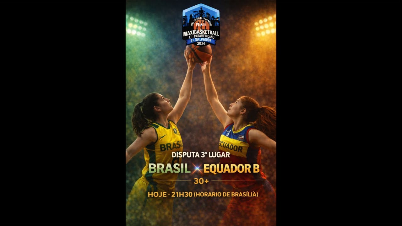 Brasil x Equador B 21:30 horário Brasília