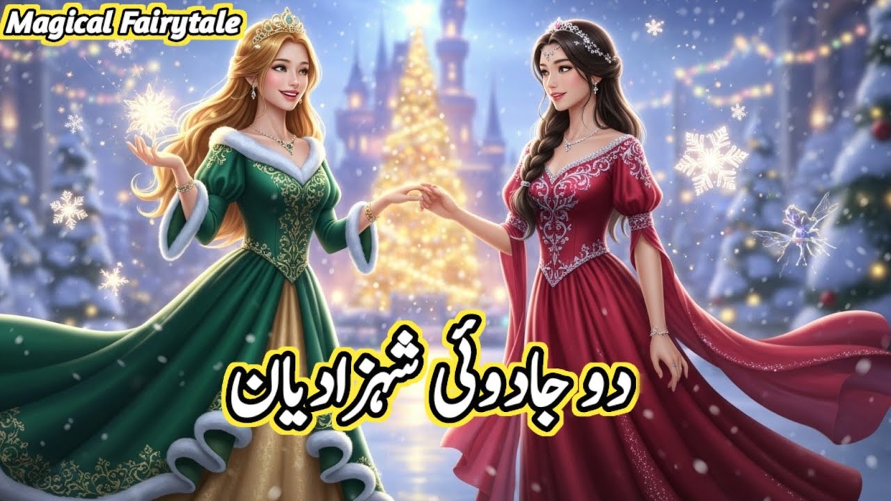 Do Shehzadiyan Ki Kahani | Two Princesses and the Elves Christmas 🎁 #UrduHindiFairyTale #Urdukahani