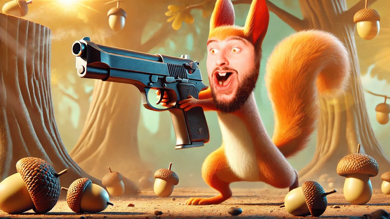 SOY UNA ARDILLA CON PISTOLA | Squirrel With a Gun #1