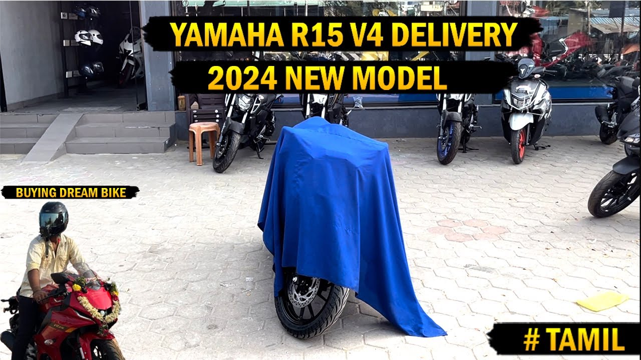 2024 Yamaha R15 V4 New model | Taking Delivery 1st in salem Tamilnadu  |Red color