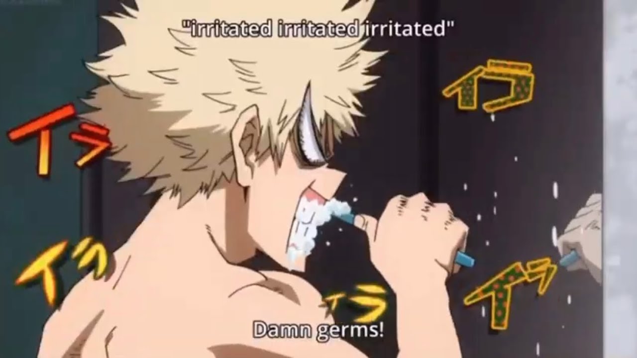 Germaphobe Bakugou Moments