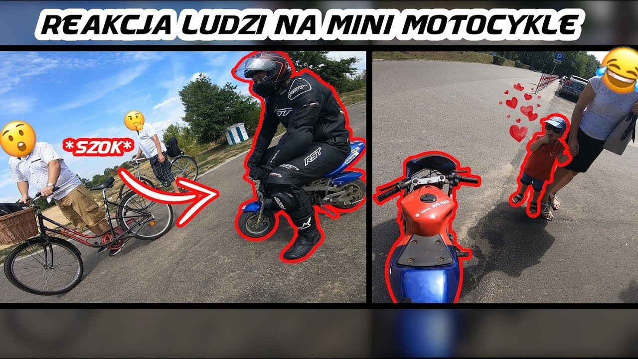 REAKCJA LUDZI NA MINI MOTOCYKLE W MIEŚCIE  | MINI POCKET