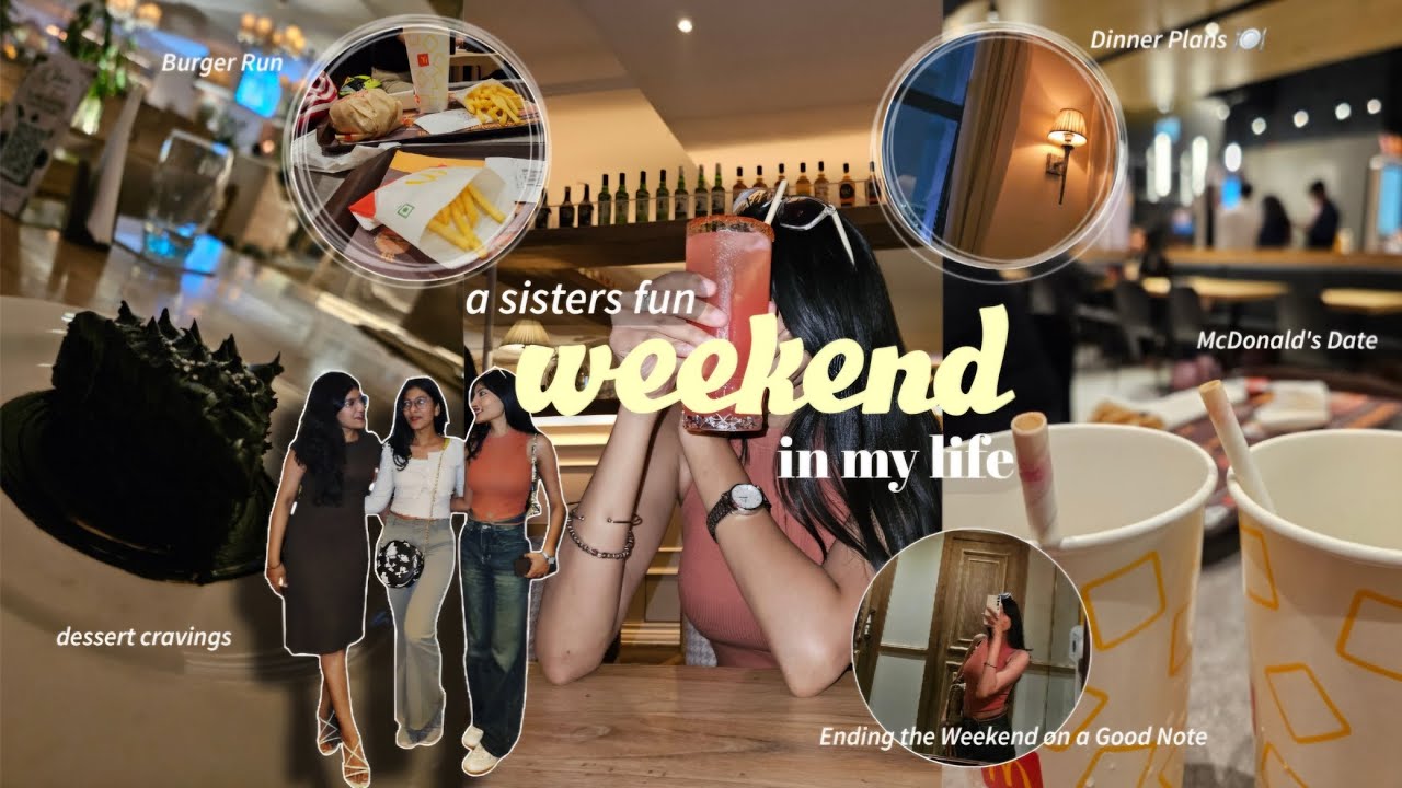 [VLOG] PUNE Diaries✨️A weekend in my life🍃Aesthetic Indian Vlog | Last Day in Pune with sisters👭