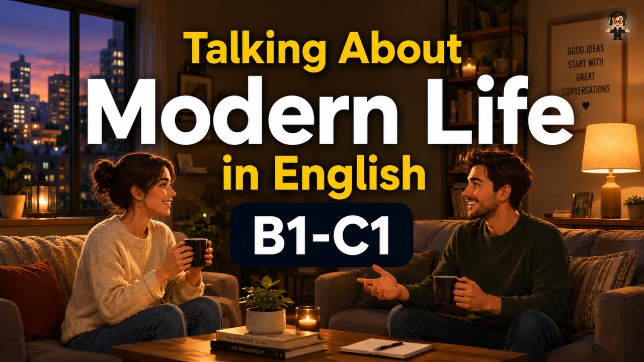 Talk About Modern Life Confidently in English | Real English Conversation