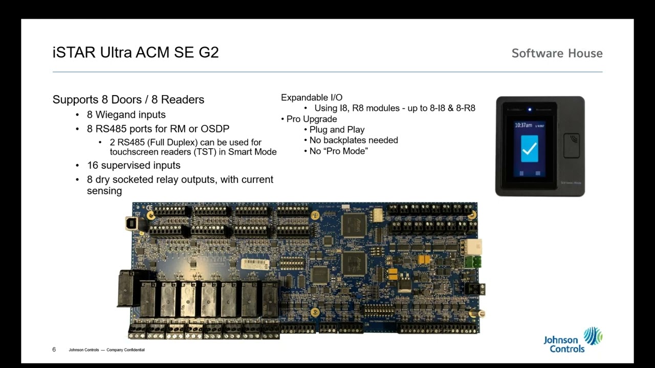 Software House iSTAR Ultra G2 SE Controllers and C•CURE 9000 v3.0