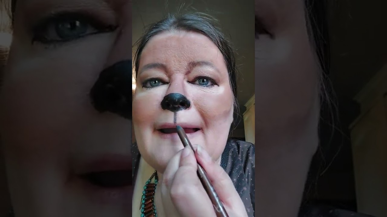 another  bad  video  deer  makeup.. on my  birthday...