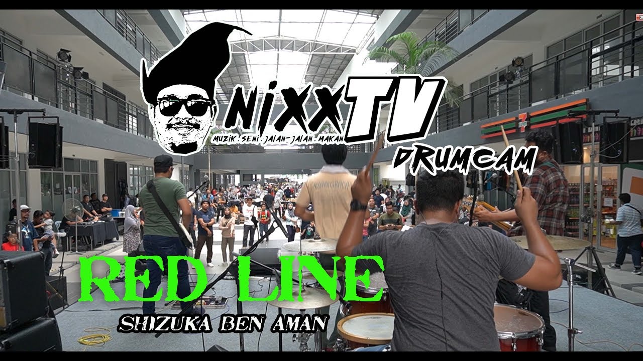 NixxTV (DRUMCAM) - Collector Fest Southville City bersama SHIZUKA BEN AMAN. SONGS - REDLINE