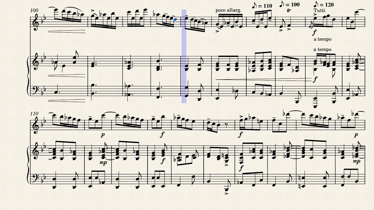 Vivaldi Concerto in G minor 3rd mov. piano accompaniment