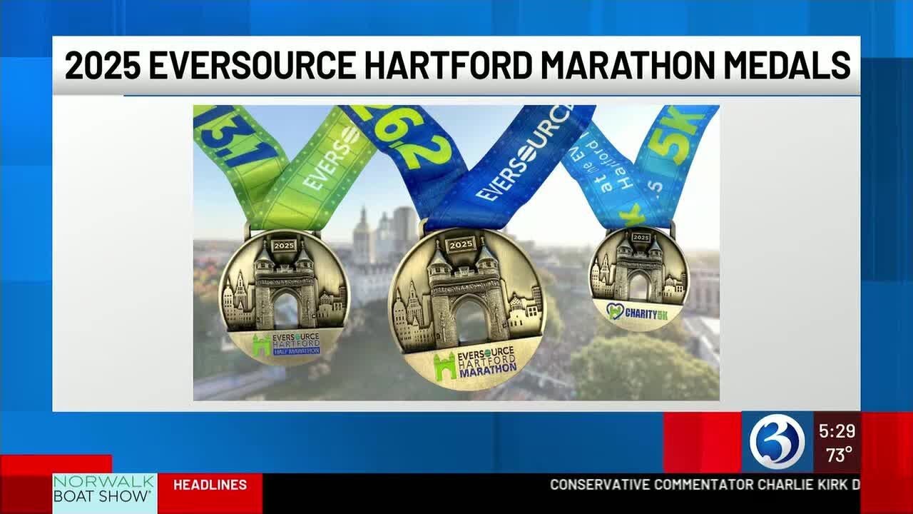 Hartford Marathon Foundation reveals 2025 medals for title event