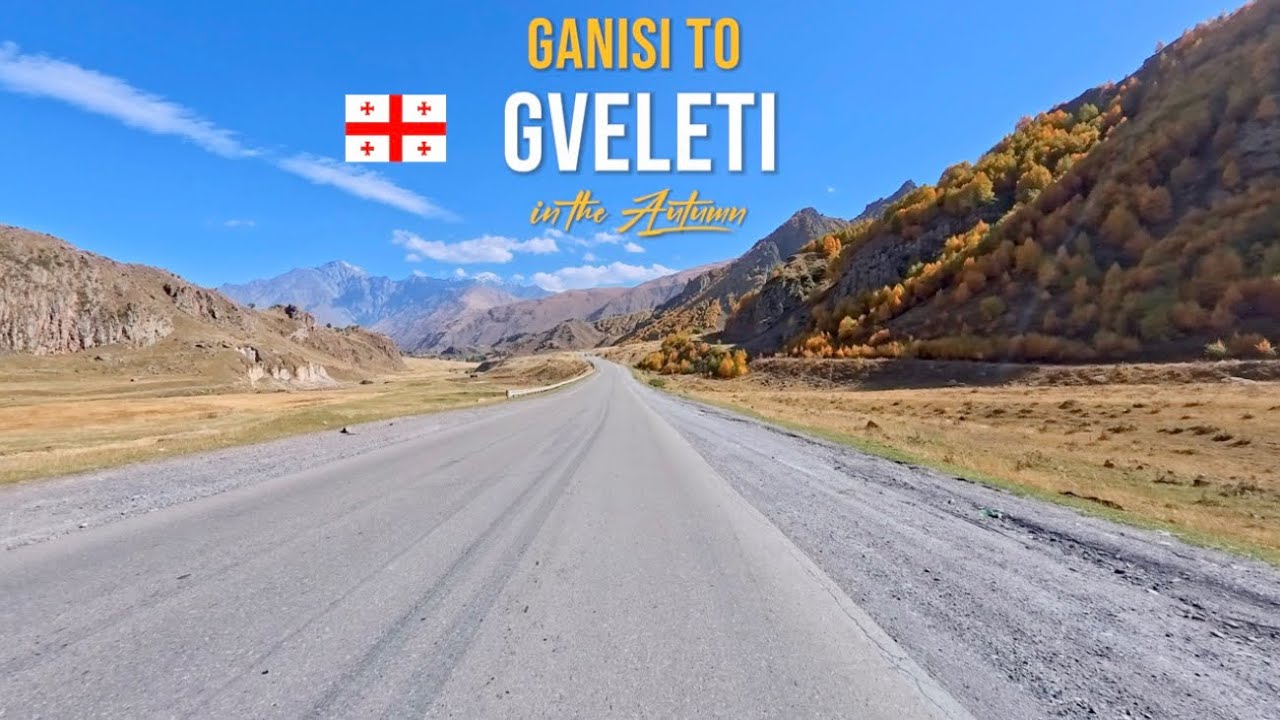 Scenic Autumn Drive in Georgia 🇬🇪 | Ganisi to Gveleti Road Trip – October 2025