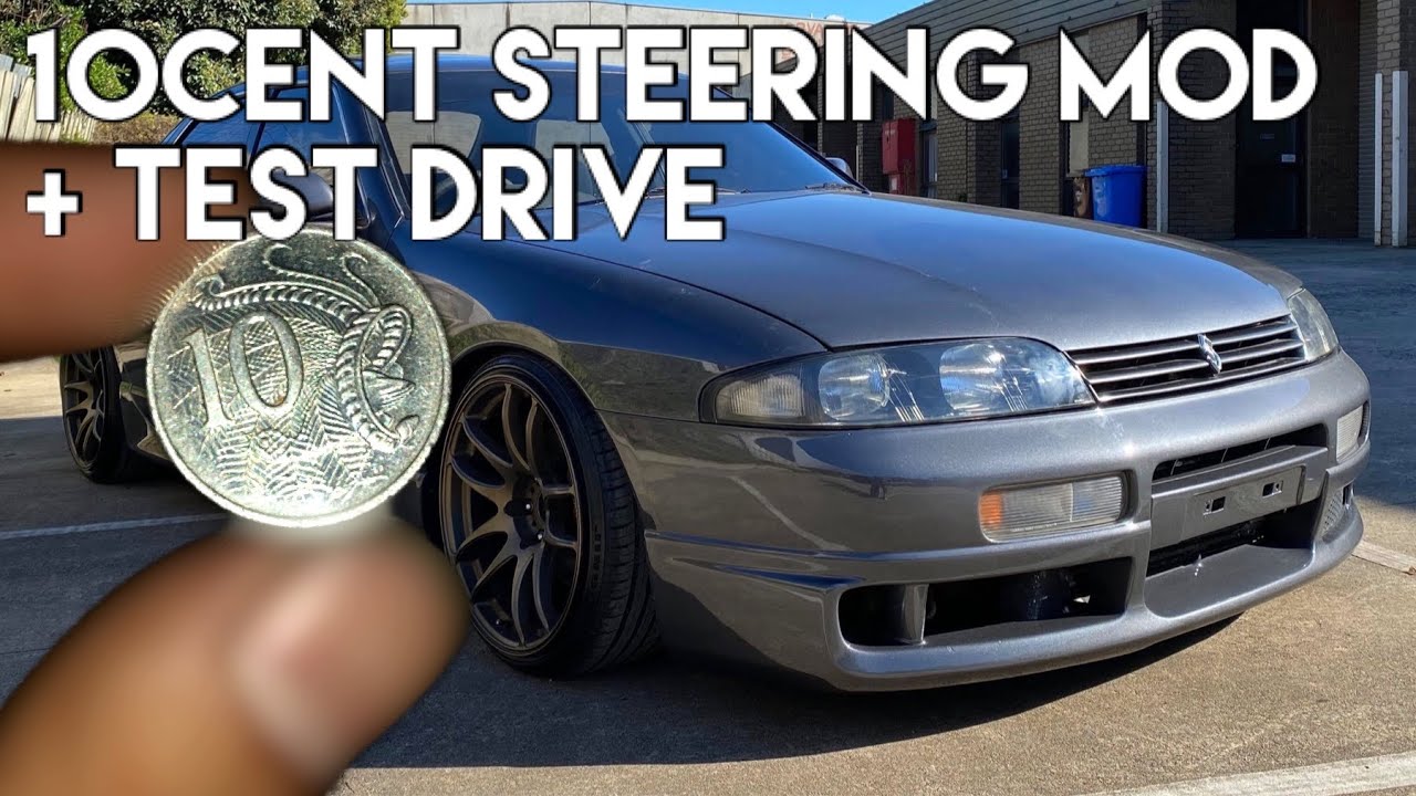 R33 Skyline Lighter Steering Mod + Test Drive