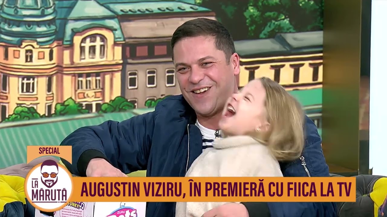 Augustin Viziru, în premieră cu fiica la TV