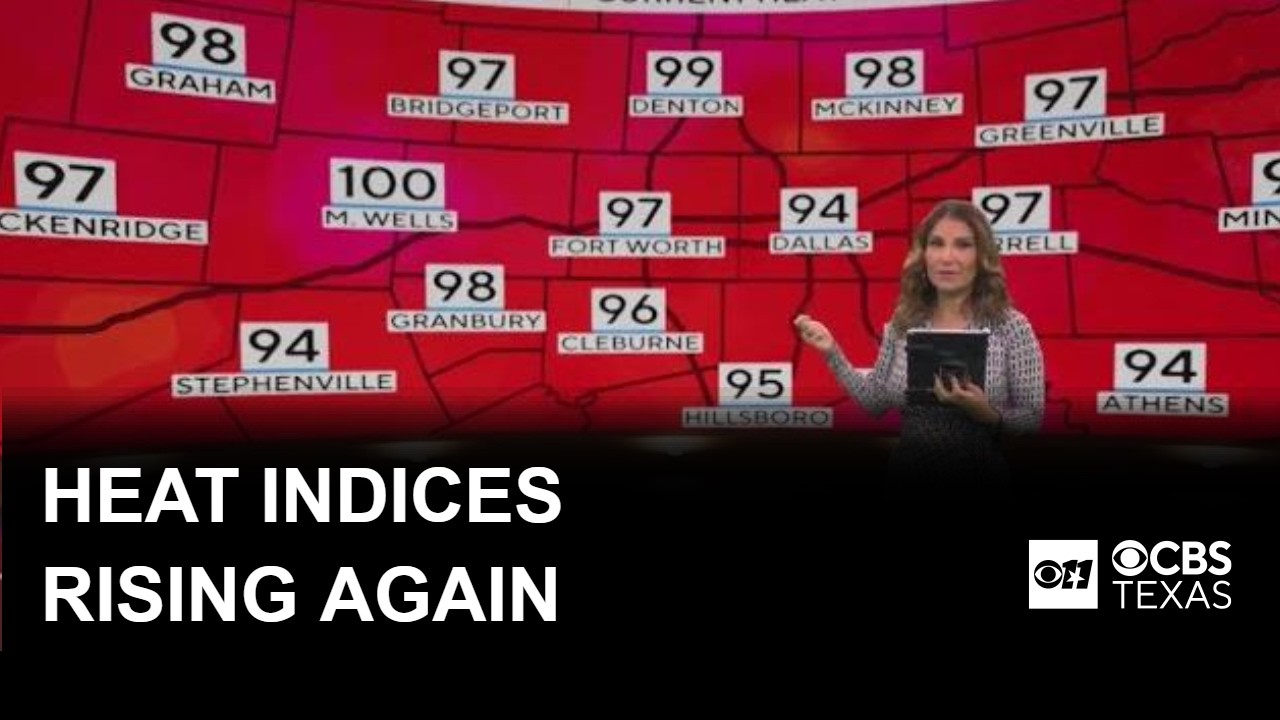 Humidity dropping in North Texas, but heat indices are rising