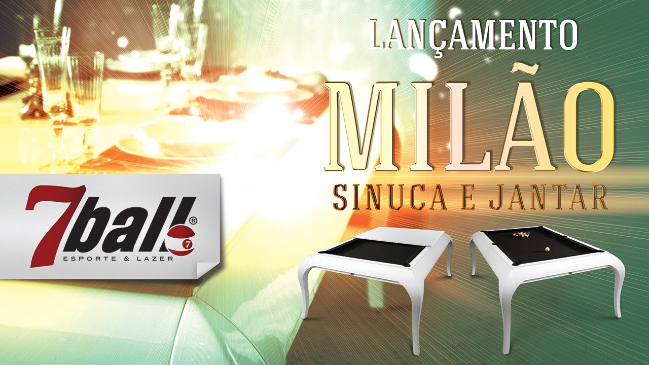 Mesa de JANTAR & SINUCA Mil&atilde;o