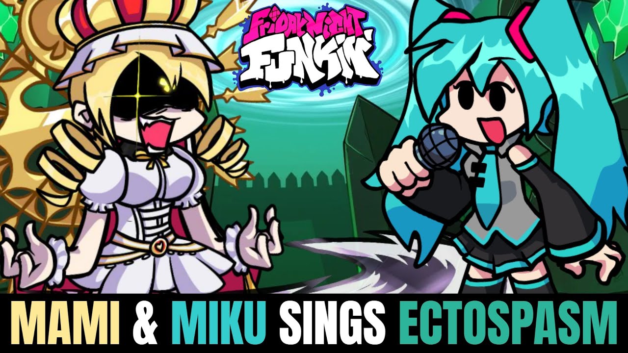 Friday Night Funkin Mami & Miku Sings Ectospasm!