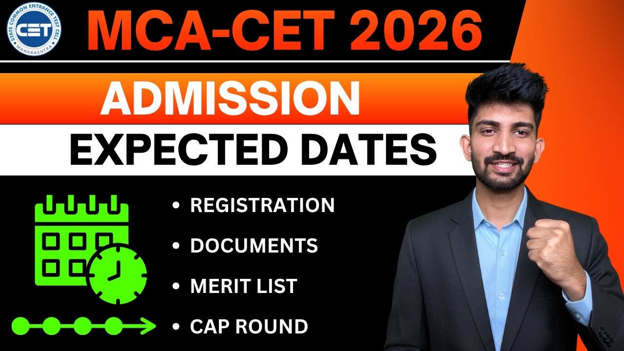Mca cet Admission Process Expected Dates | Mca Admission Process 2026