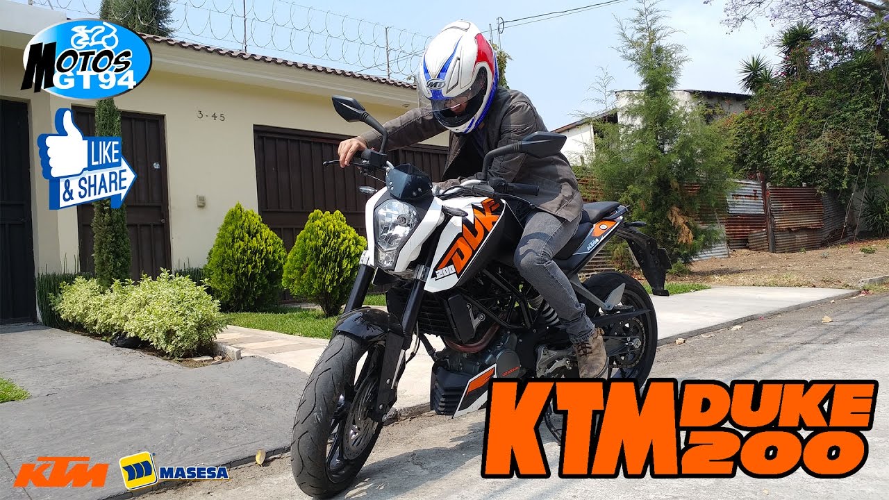 KTM DUKE 200 - Review - Test Drive - Análisis - lo bueno y lo malo - MotoVlog - motosGT94