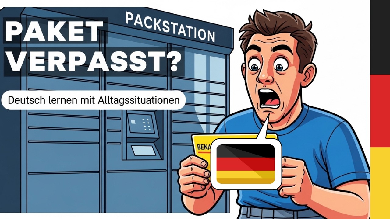 Deutsch sprechen lernen Podcast: Wie man über Pakete und Lieferungen in Deutschland spricht