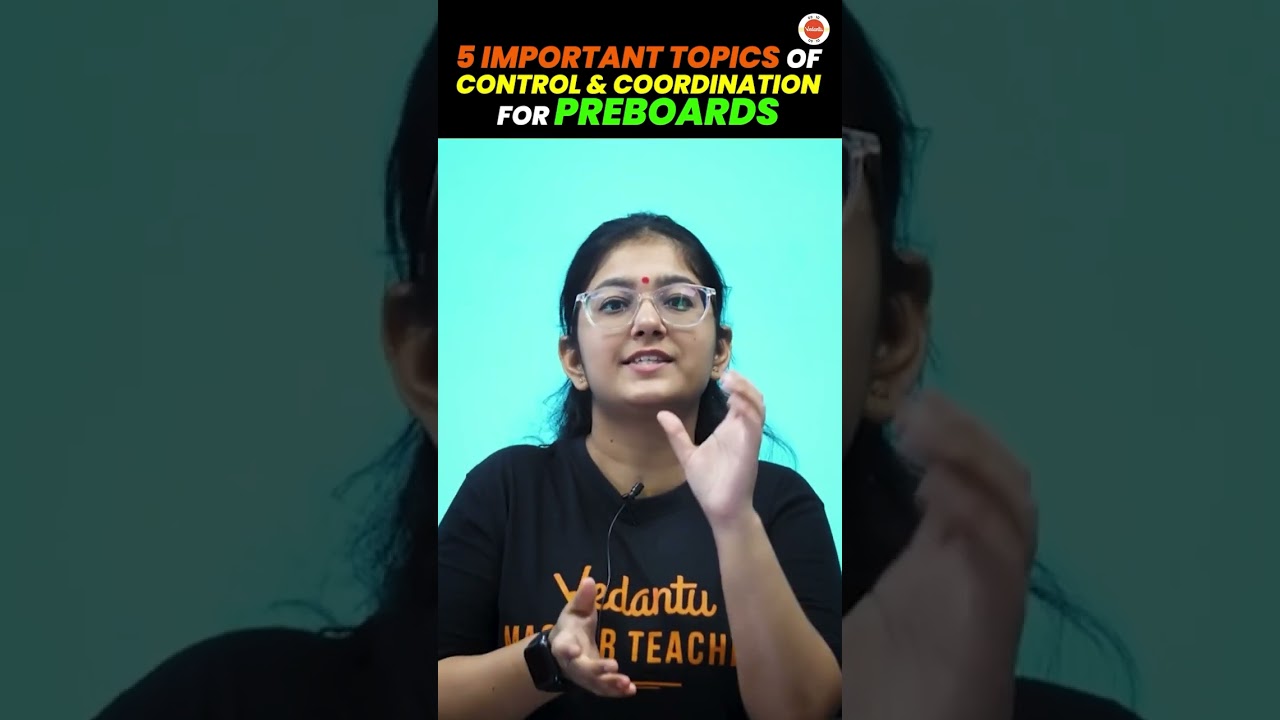 Control and Coordination Class 10: 5 Important Topics For PREBOARDS🔥#Cbse2024Exam #Class10Biology