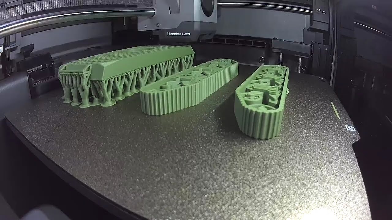 Bambu Lab 3D Print Timelapse Sherman Tank #3d #3dprinting #bambulab #army #supportourtroops