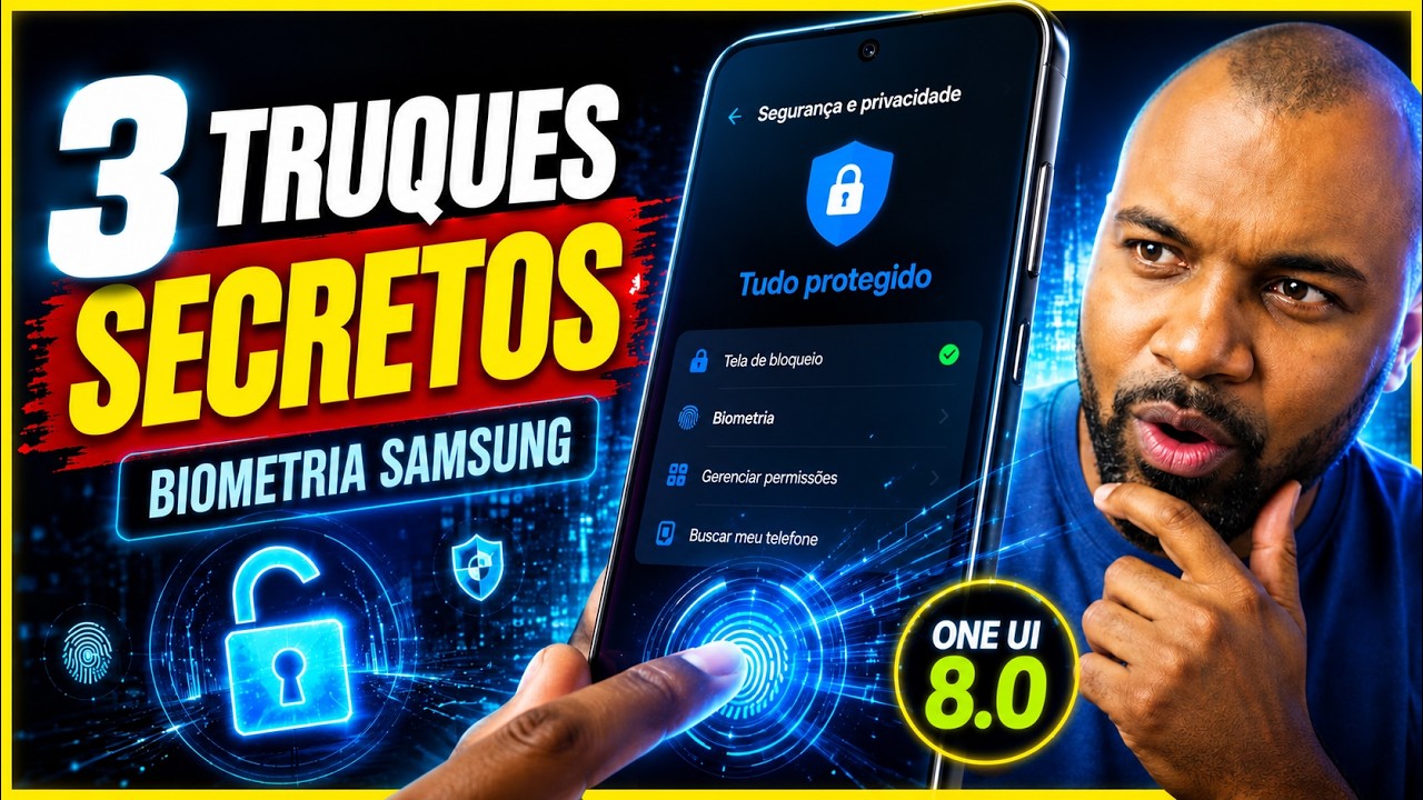 3 Truques SECRETOS com a Biometria do Seu Samsung!