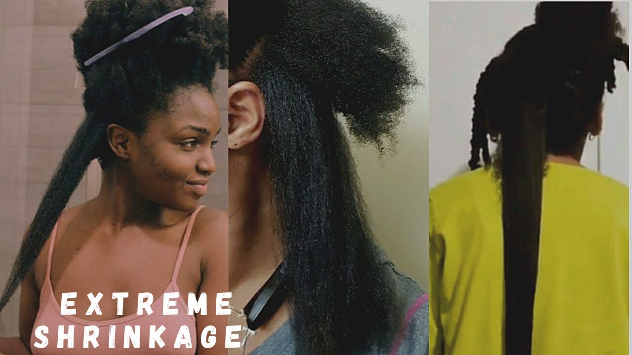 Long Hair Shrinkage | Extreme Shrinkage on 4a/4b/4C Natural Hair | Slayed Hairstyles