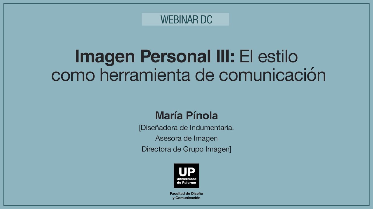Imagen Personal III: El estilo como herramienta de comunicación | Webinar DC