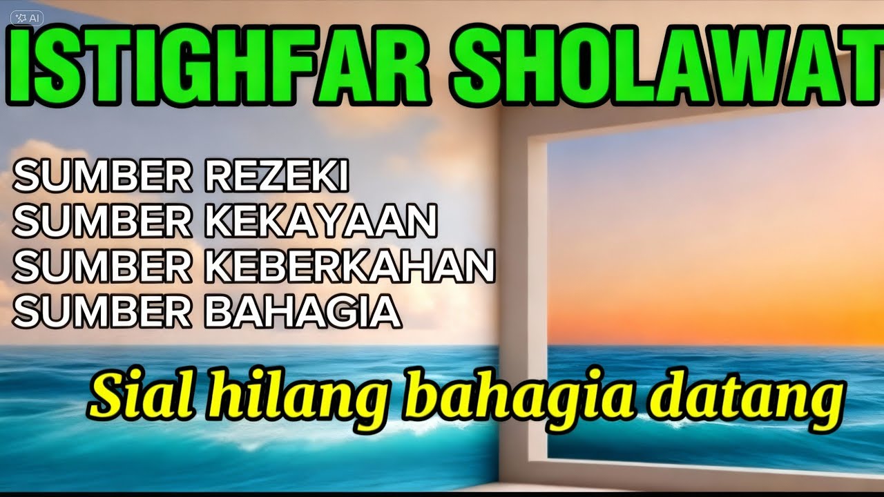 Sholawat Jibril penarik rezeki || astaghfirullah Robbal baroya penenang hati