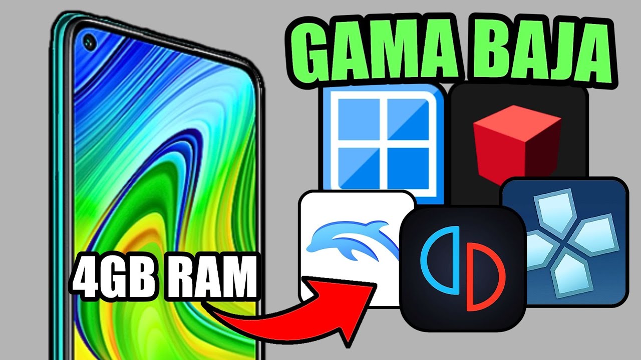 EMULACION en GAMA BAJA 4GB RAM 2026 ¿CUAL es el LIMITE?
