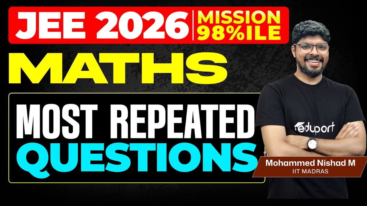 Most Repeated Questions | Plus One Chapters| Eduport JEE